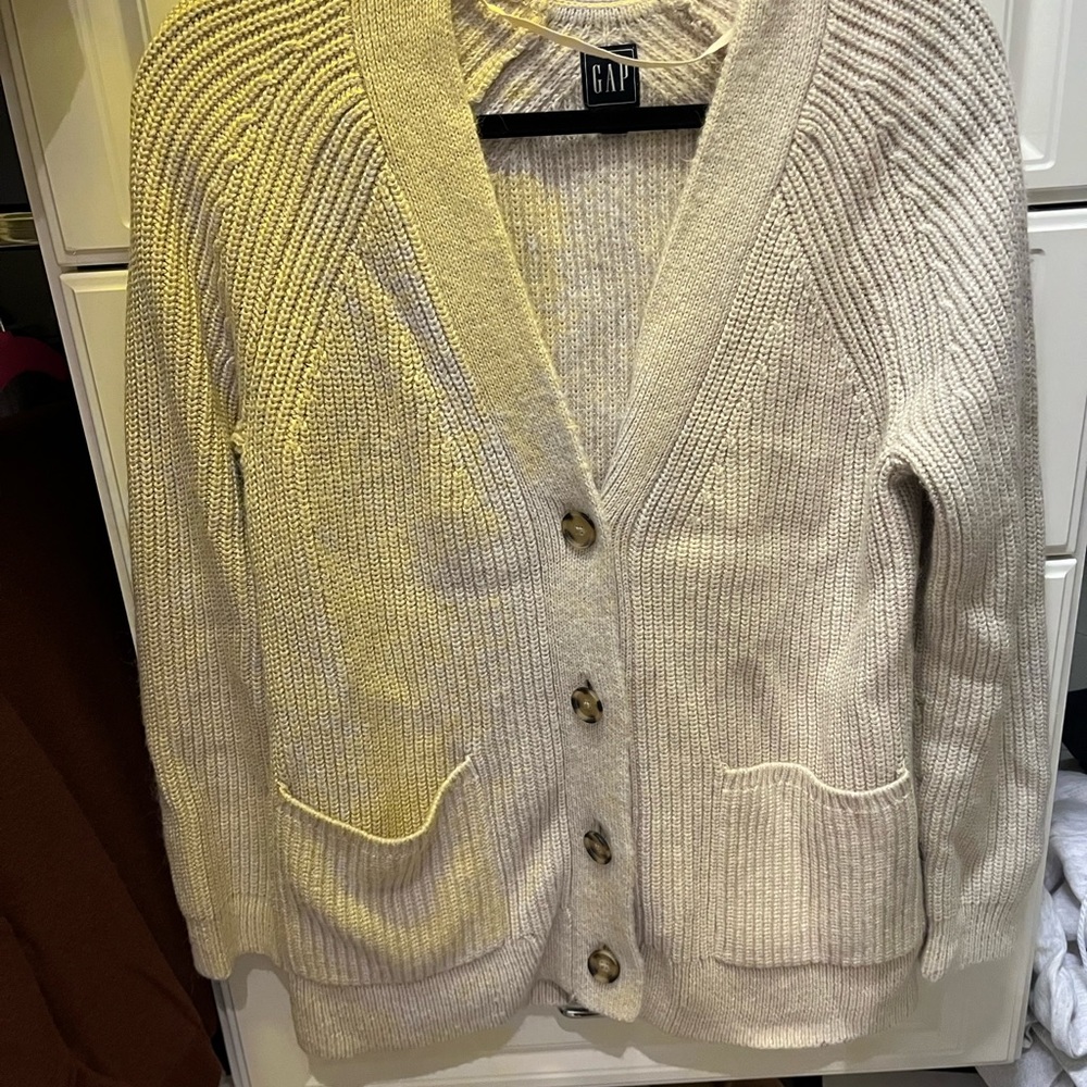GAP button down sweater